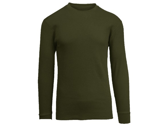 3Pk Asst Mens Waffle-Knit Thermal Shirts