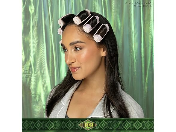 Wicked Glinda 6PK Satin Rollers