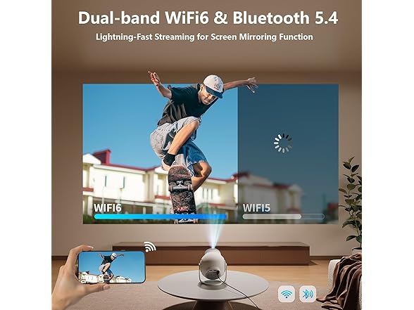 Trunera Smart Mini Projector