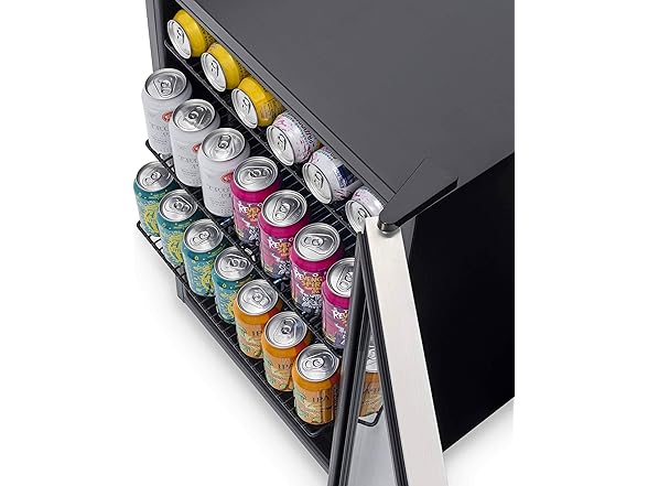 Newair Beverage Fridge w/Split Shelf - 160 Cans