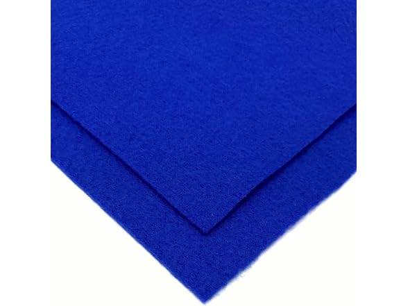 Ice Fabrics Craft Felt Fabric by The Yard, Royal Blue