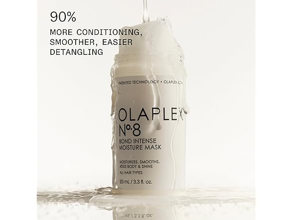(2 Pack) Olaplex No. 8 Bond Intense Moisture Mask, 3.3 oz