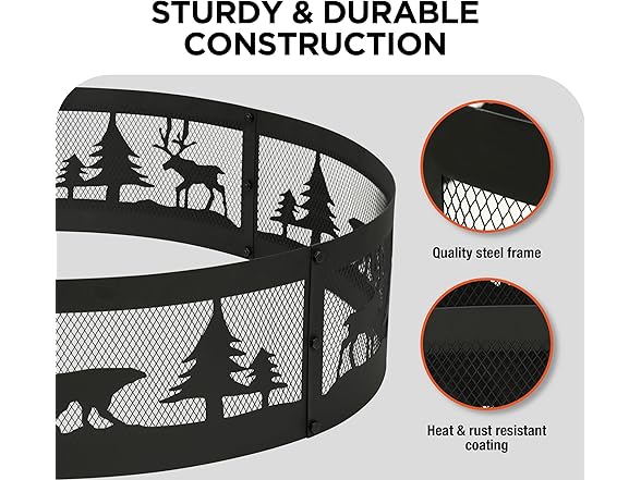 Red Mountain Valley 36 Inch Fire Pit Ring