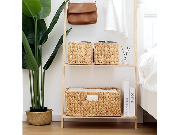 Sukkiri Homu 3-Pack Wicker Baskets Set