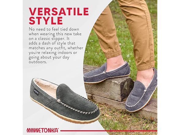 Minnetonka Men's Tilden Moccasin Suede I