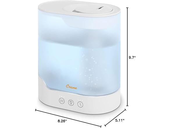 Crane Cool Mist Humidifier and Aroma Diffuser