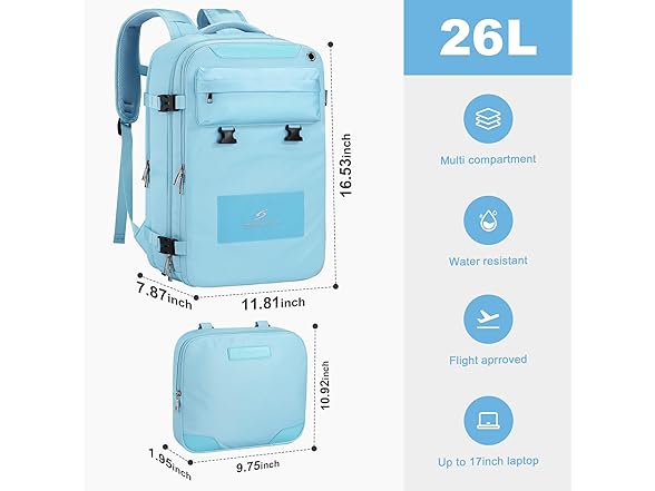 Maelstrom Travel Backpack for 2 in 1