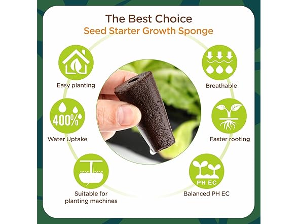 Hapxalie Grow Sponges for Hydroponics