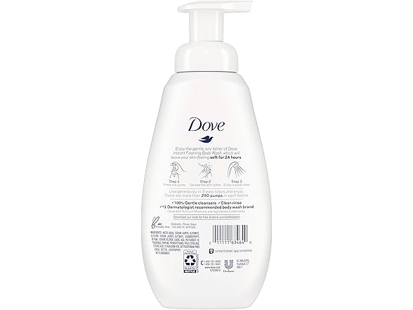 Dove Shea Butter Foam Wash 13.5oz