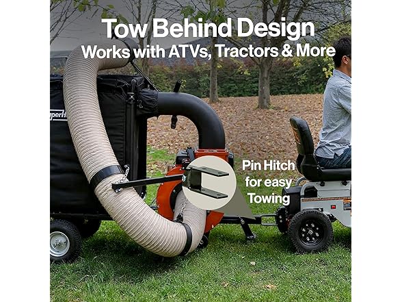 SuperHandy Towable Leaf and Lawn Vacuum