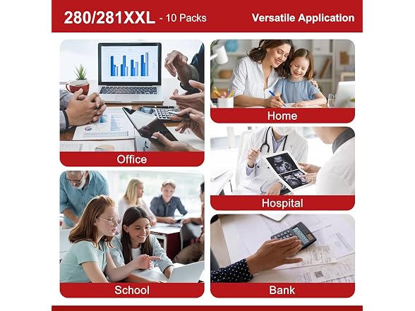 Compatible Canon 280 281 Ink Cartridges