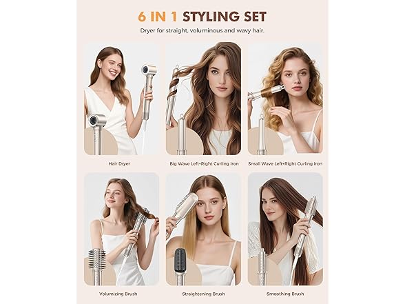 6-in-1 Hair Dryer Brush