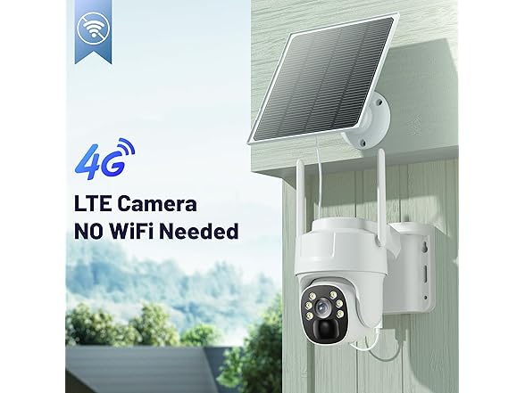 KKB BC1257625010010 4G LTE Cellular Security Camer