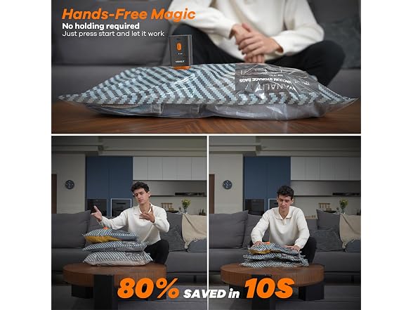 WANALIT 16pk travel vacuum storage bags