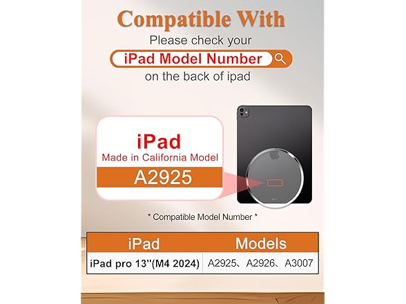 Wazzasoft for iPad Pro 13 inch Case