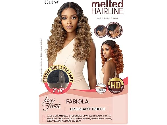 Outre Melted Hairline Lace Wig Fabiola DR2 CINWN
