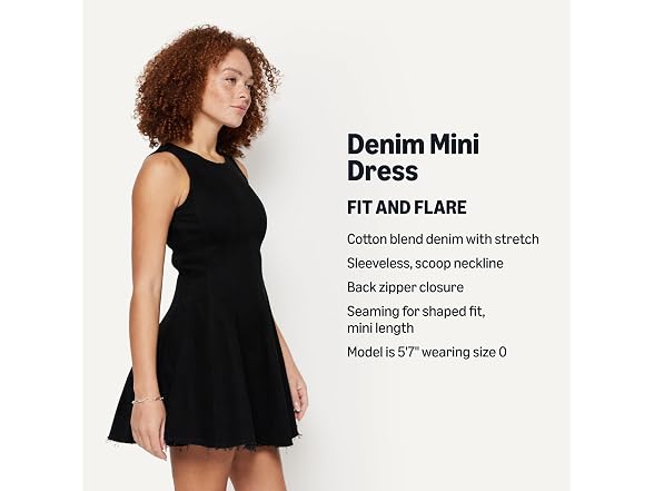 Amazon Essentials Women Flare Mini Dress - Gallery 4