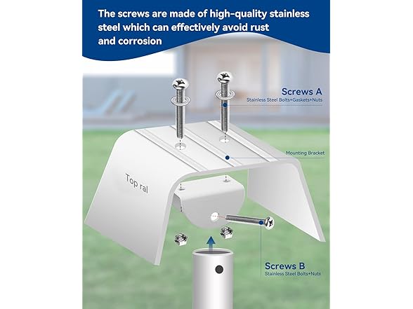 Treerit Solar Cover Holder for Above Ground Pool