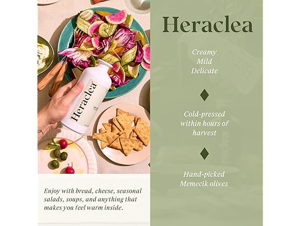 Heraclea Extra Virgin Olive Oil, 16.9oz