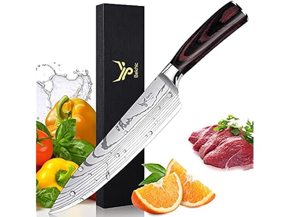 Bekhic Chef Knife - CKnife Pro Kitchen Knife 8-Inch