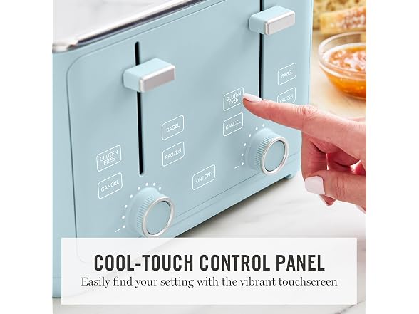 Martha Stewart 4 Slice Toaster 1800W, Sky
