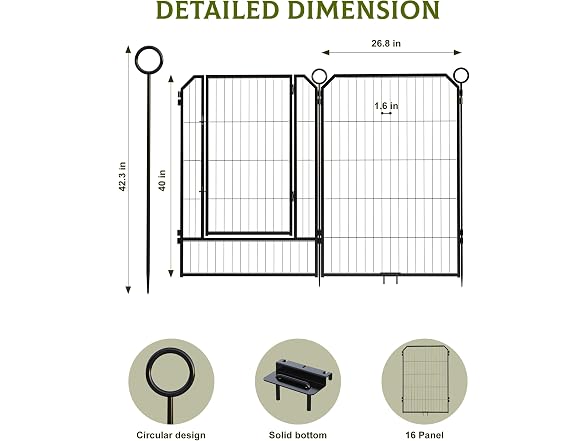 GarveeLife Dog Playpen Outdoor