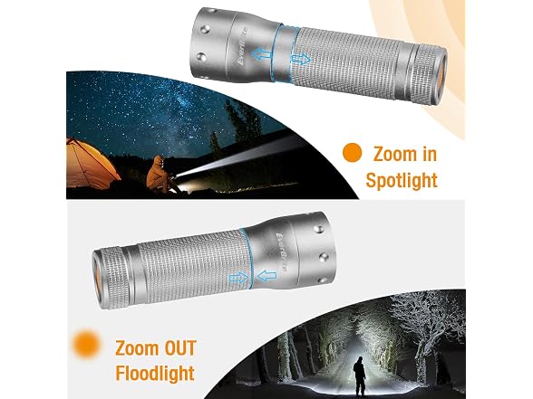 EverBrite Zoomable Aluminium Flashlight