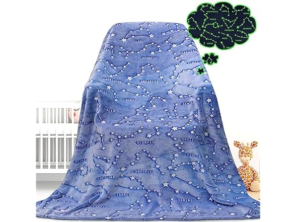 Butterfly Blanket Glow In The Dark