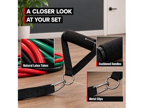 VEICK Resistance Bands with Handles