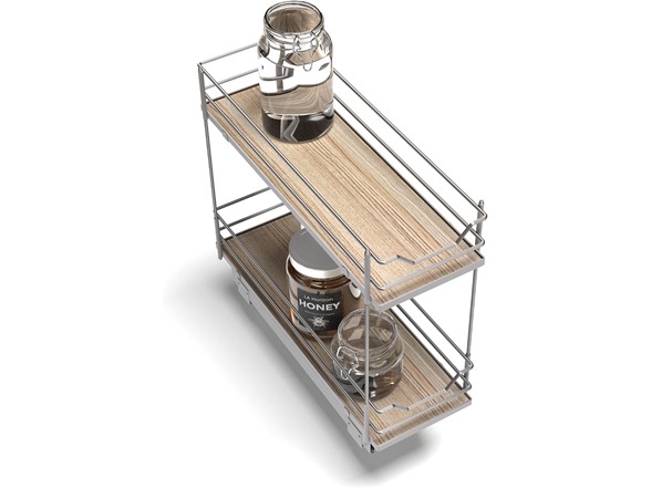 2-Tier Pull Out Cabinet Organizer