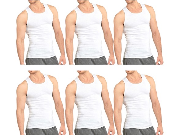 6Pk Knocker 100% Cotton A-Shirt
