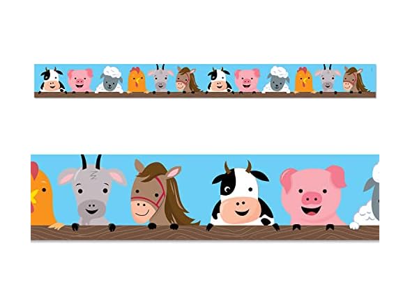 CTP Farm Faces EZ Border for Classroom Bulletin Board Border