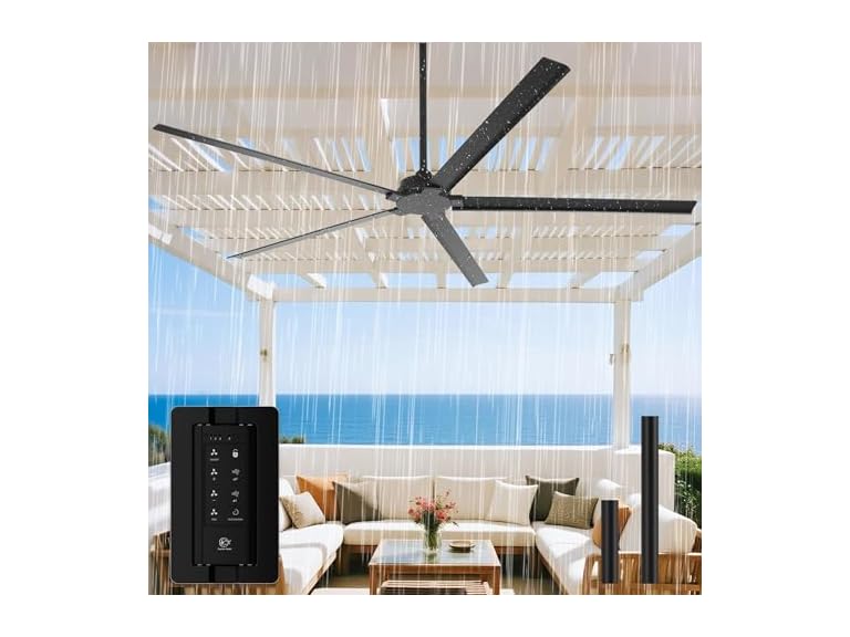 Parrot Uncle F8005BK-PU 72 Inch Outdoor Waterproof Cei