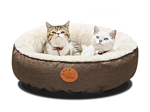 HachiKitty Washable Donut Cat Bed - Round