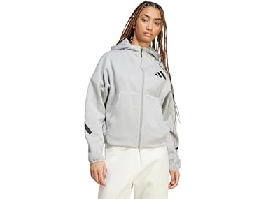 $16.99, Was $110, 84% Off! adidas Womens ZNE Zip Hoodie dealfomo