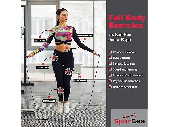 Jump Rope w/ Ball Bearings 2-Pack