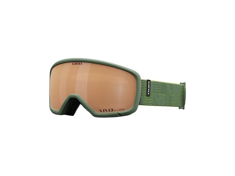 Giro Millie Women's Snow Goggles - Hedge Green Linocut Strap with VIVID Copper Lens