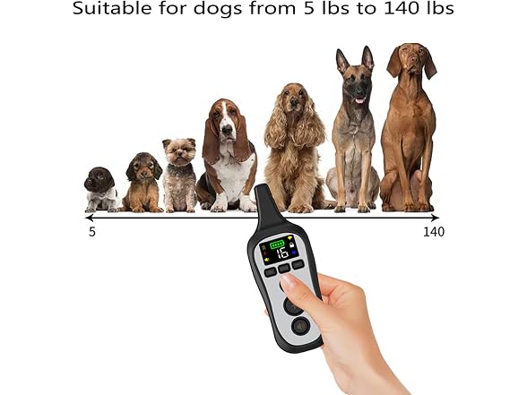Pet Dog Stop Bark Training Collar with Remote
