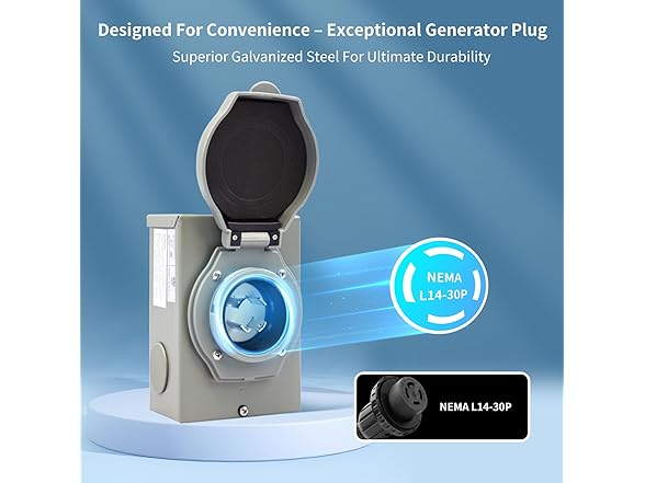 enSkate 30A Generator Inlet Box L14