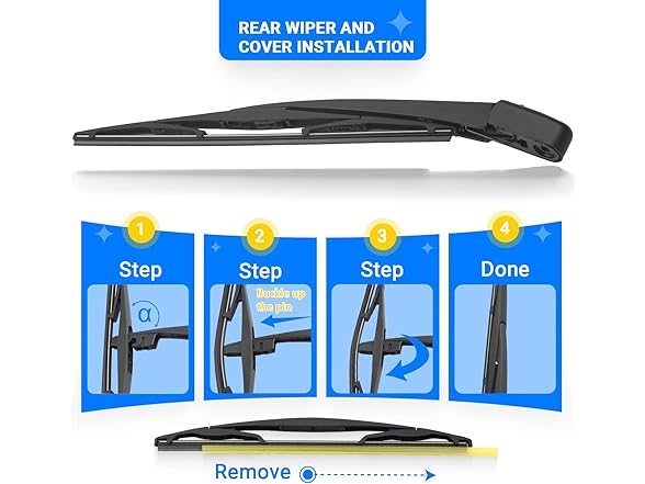 3PK Windshield Wiper Blades Replacement for 2009-2020 Honda
