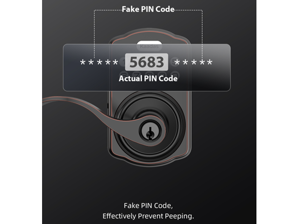 Kaadas KS04 Lever Lock with Key and Keypad