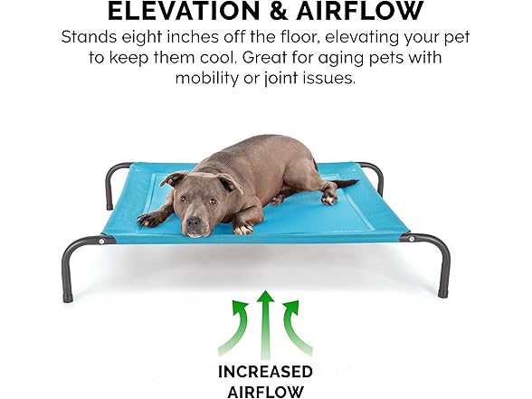 FurHaven Elevated Pet Cots Nylon Mesh Hammock