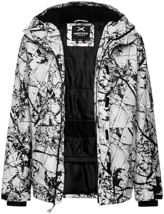 Arctix Men's Icecap Jacket, Cracked Marble White, Medium