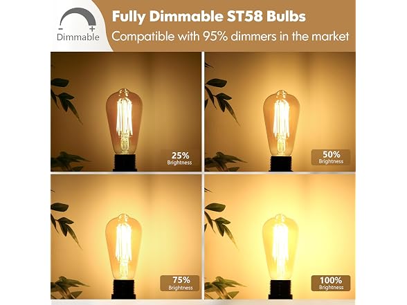 Kondras B0CGV8DNCW 6-Pack LED Light Bulbs