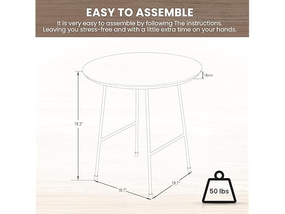 LeisureMod Rossmore Walnut Coffee Table