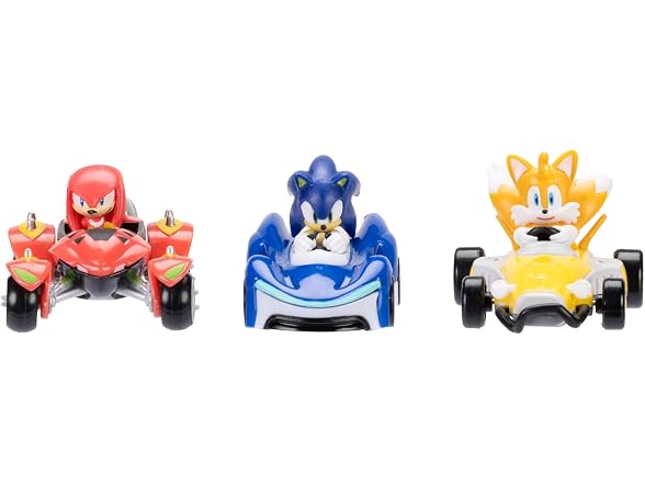 Sonic the Hedgehog 1:64 Die-cast Vehicles 3-PK