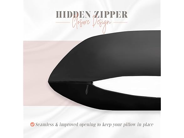 Elegant Comfort 2Pc Satin Pillowcase Set