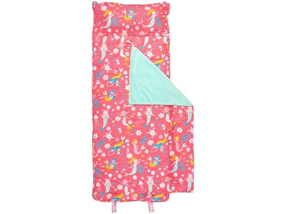 Stephen Joseph, Toddler All Over Print Nap Mat, Pink Mermaid