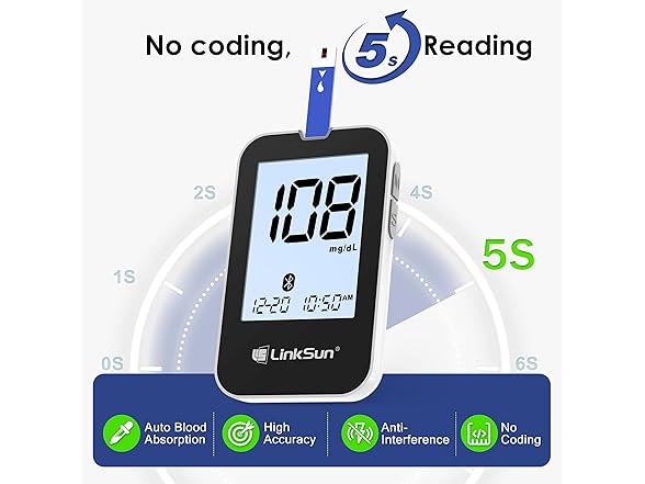 Bluetooth Blood Sugar Testing Kit