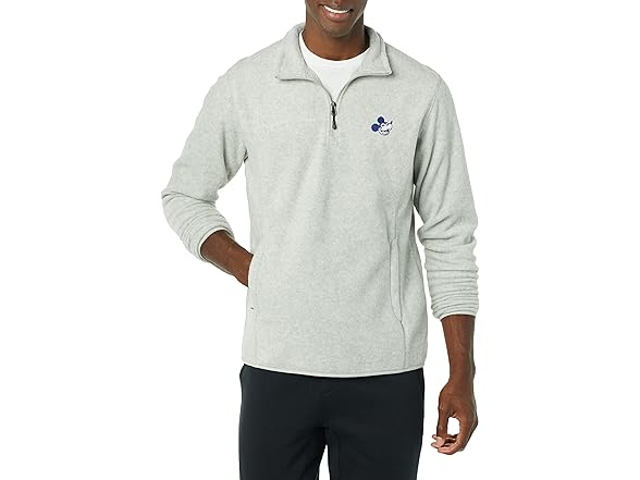 AE Mens Polar Fleece QtrZip Mock Jkt